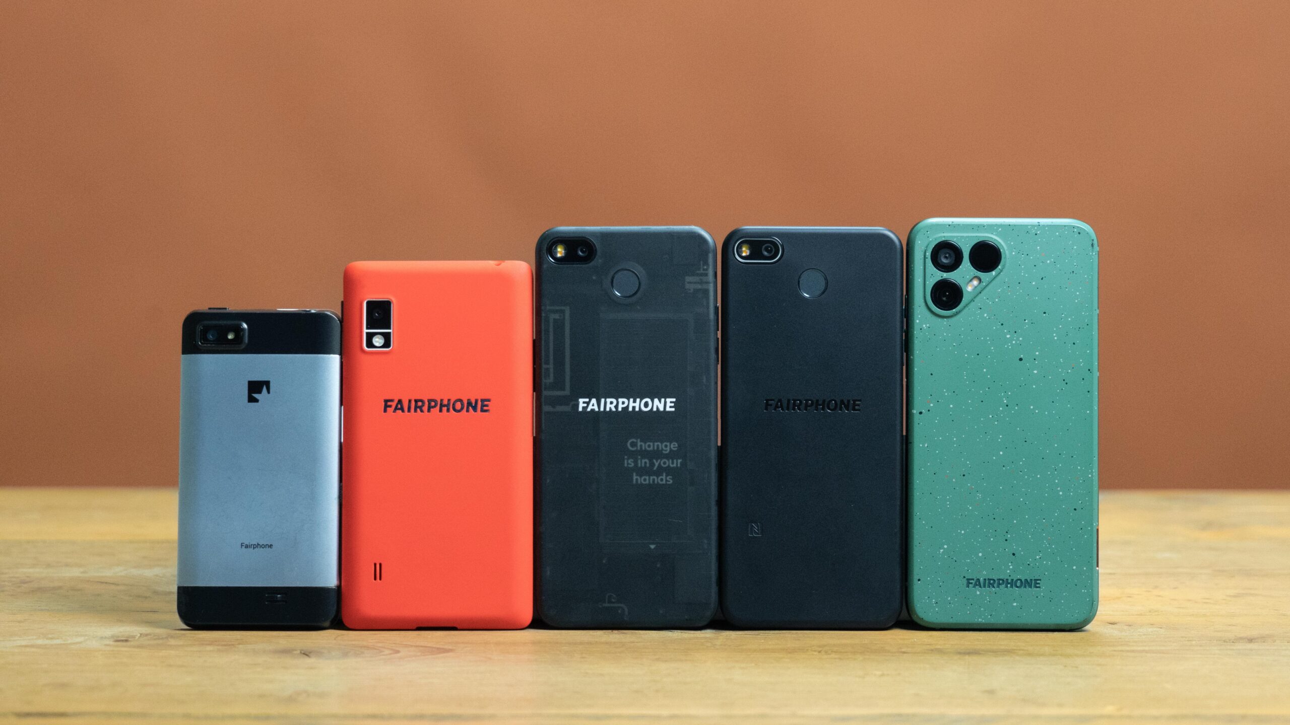 Tous les modèles de téléphone éco-conçu de la marque Fairphone - éco-conception